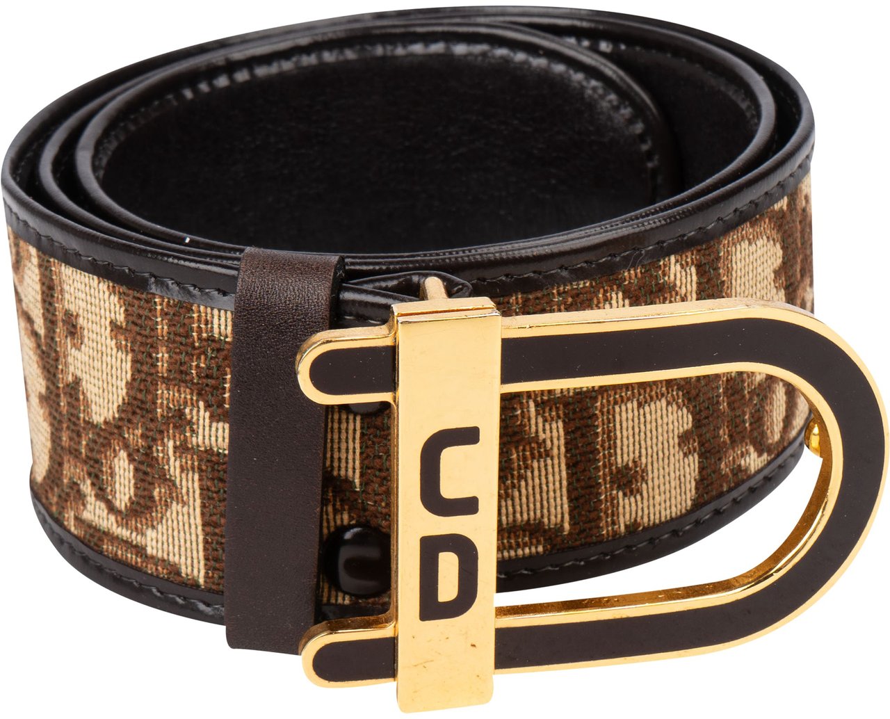 Dior Christian Dior Trotter Monogram CD Women Belt Bruin
