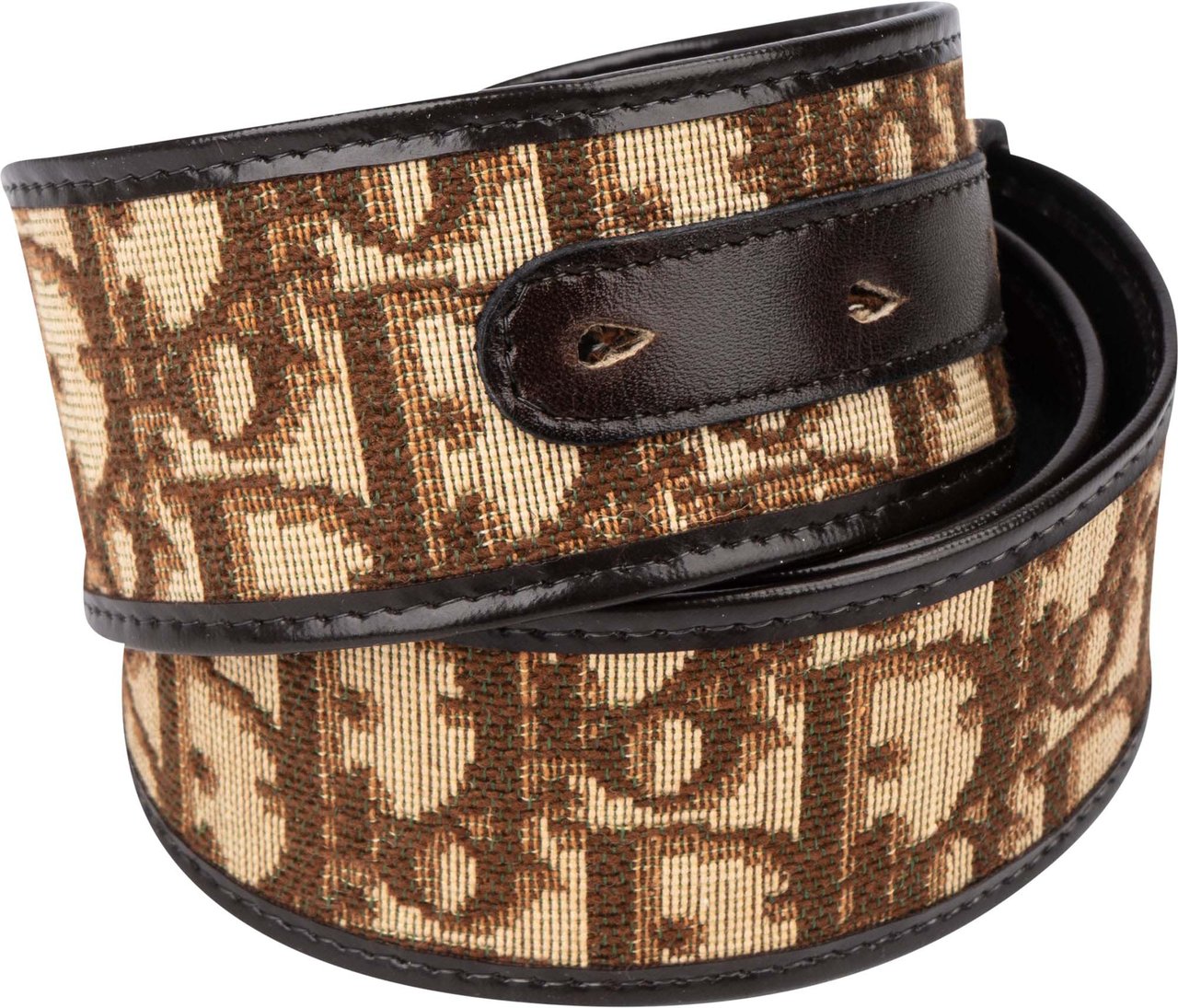 Dior Christian Dior Trotter Monogram CD Women Belt Bruin