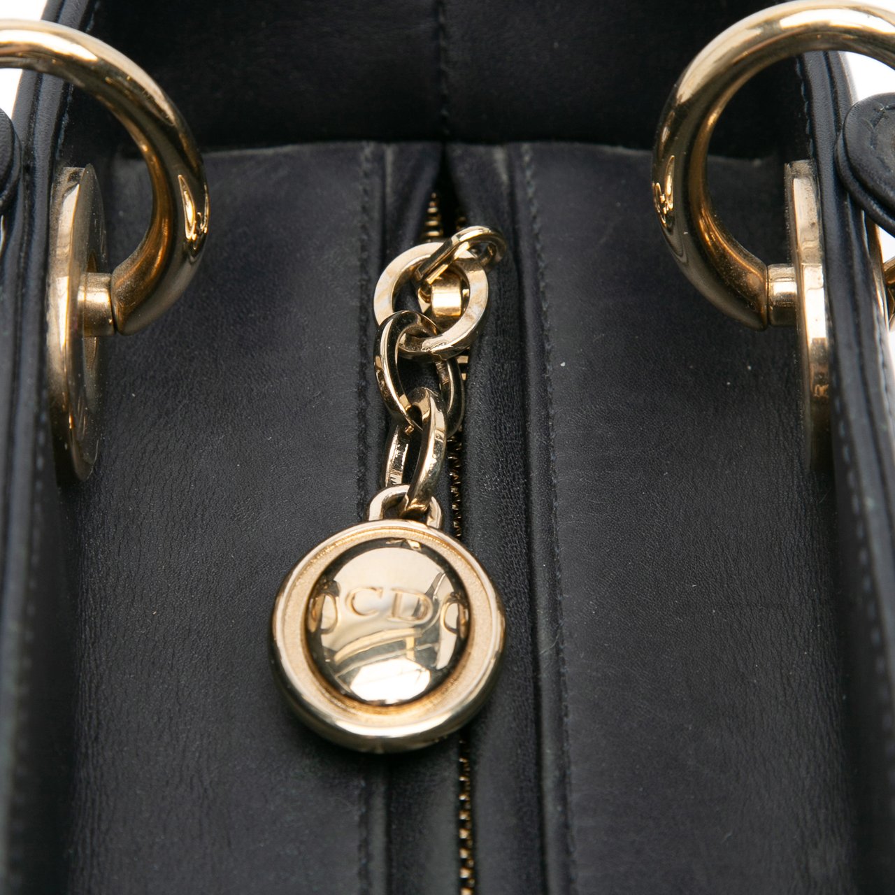 Dior Medium Calfskin Pockets Lady Dior Zwart
