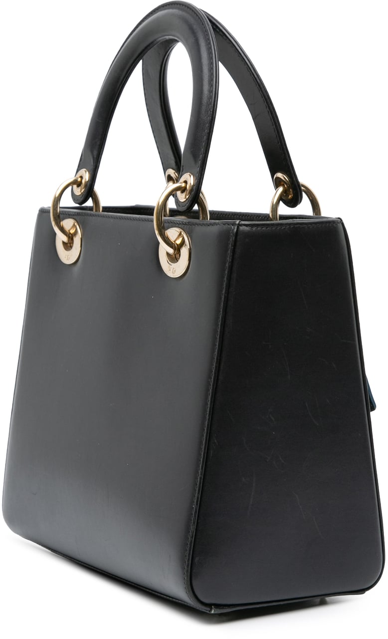 Dior Medium Calfskin Pockets Lady Dior Zwart