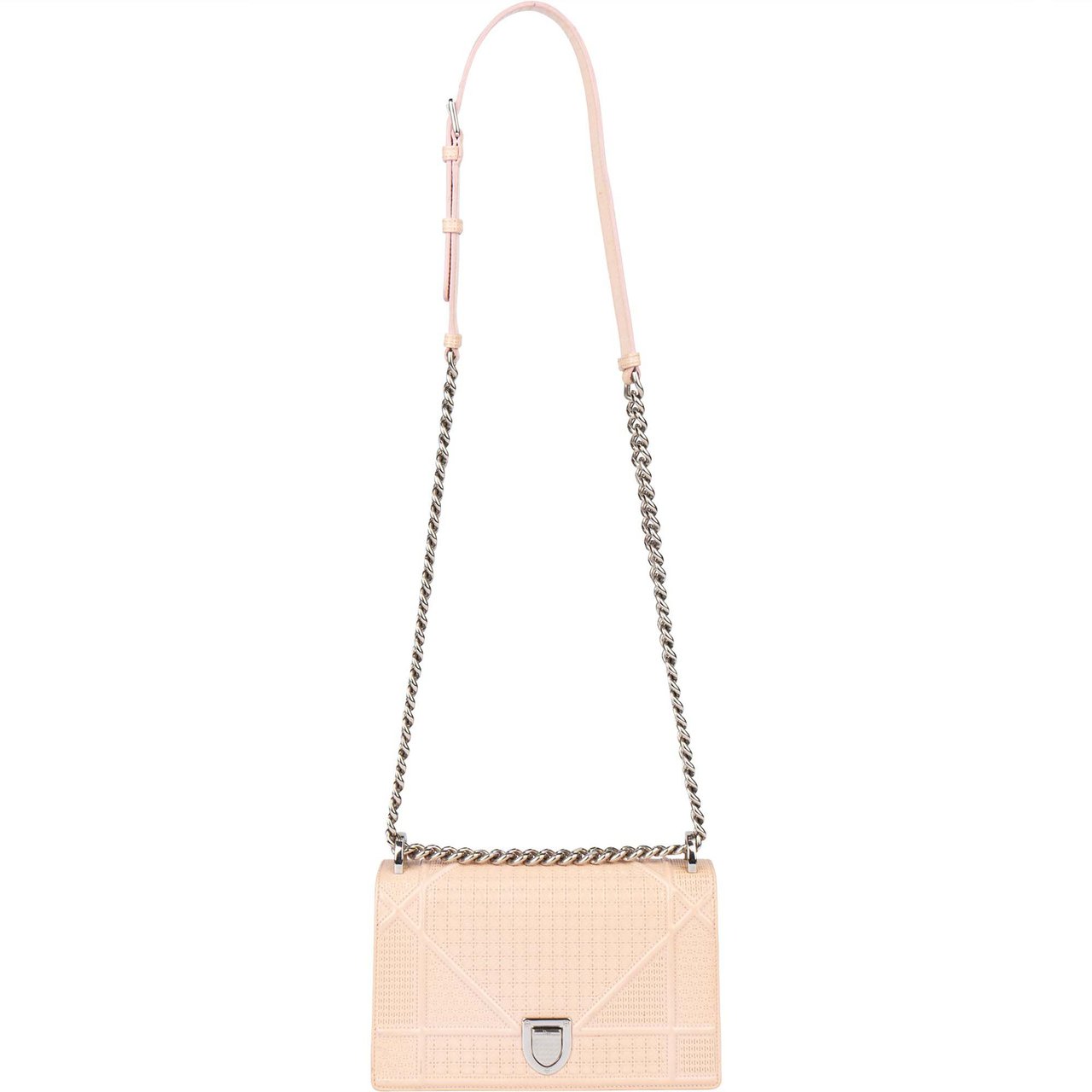 Dior Christian Dior Patent Leather Diorama Crossbody Bag Rood