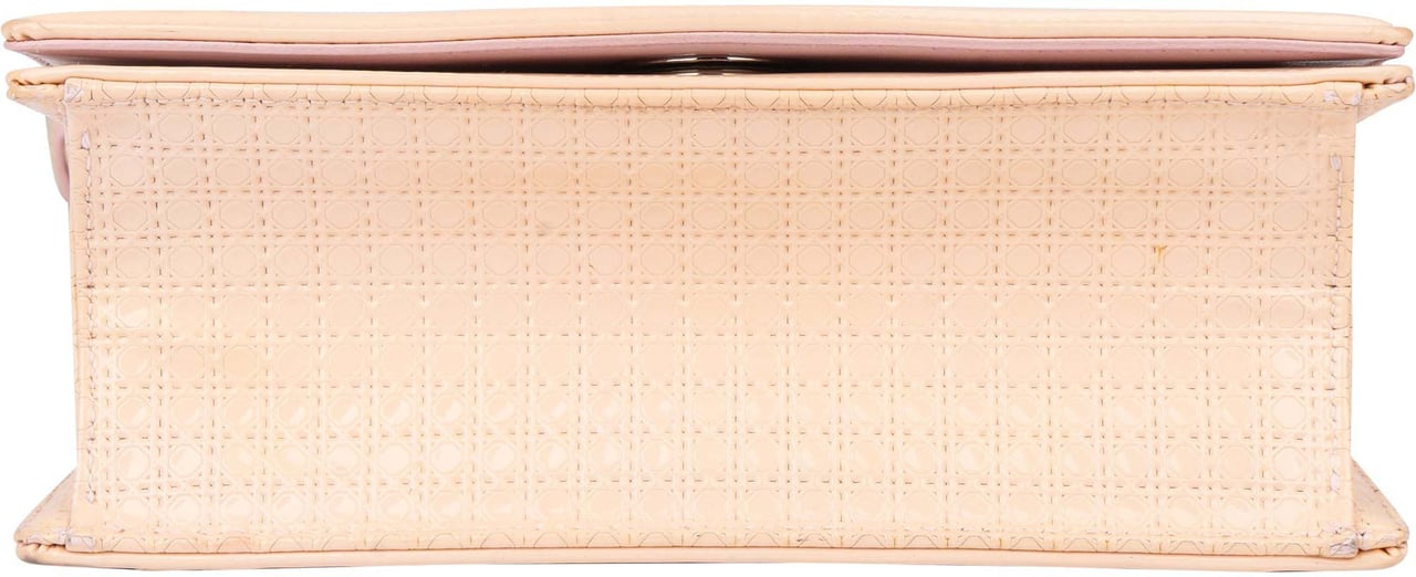 Dior Christian Dior Patent Leather Diorama Crossbody Bag Rood