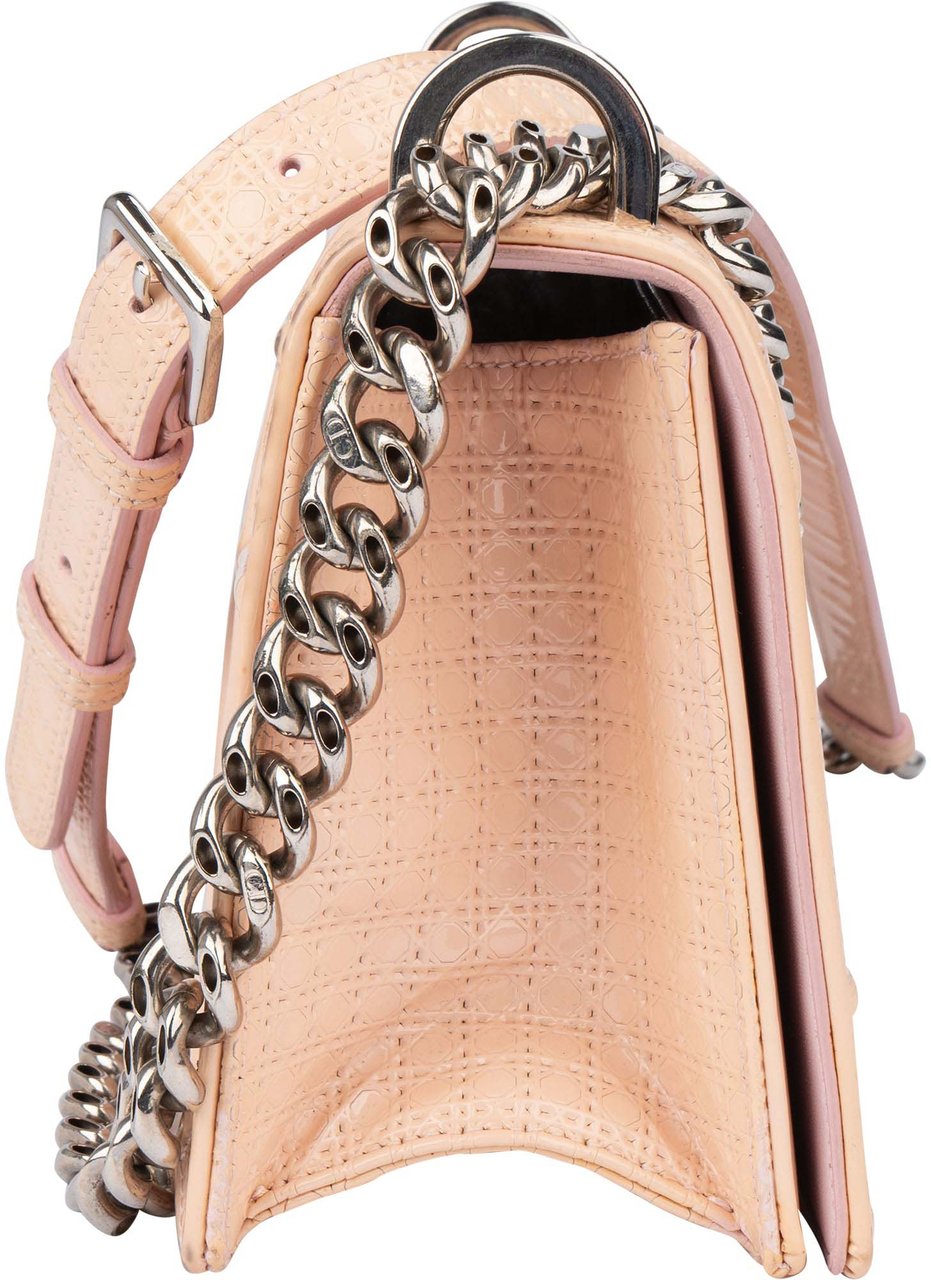 Dior Christian Dior Patent Leather Diorama Crossbody Bag Rood