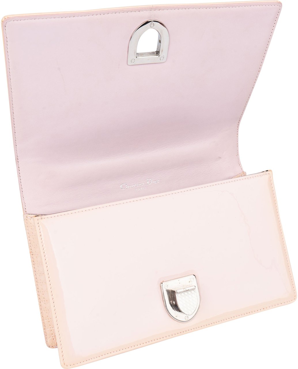 Dior Christian Dior Patent Leather Diorama Crossbody Bag Divers