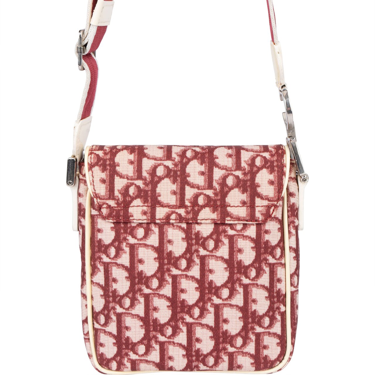 Dior Christian Dior Trotter Monogram No. 2 Crossbody Bag Rood