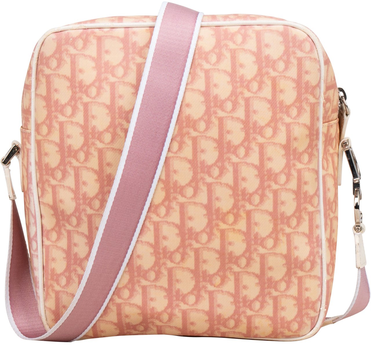 Dior Christian Dior Trotter Monogram No. 1 Crossbody Bag Rood