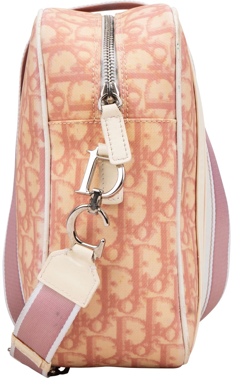 Dior Christian Dior Trotter Monogram No. 1 Crossbody Bag Rood