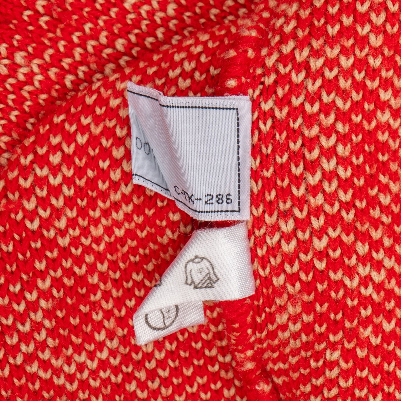 Dior Christian Dior Galliano Trotter Monogram Sweater Vest (Women L) Rood