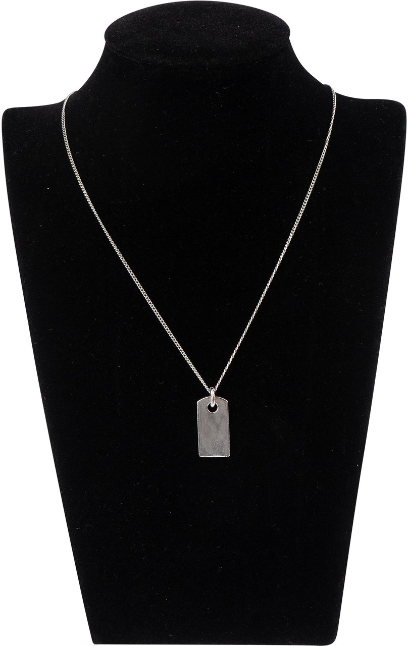 Dior Christian Dior Crystal Dog Tag Necklace Divers