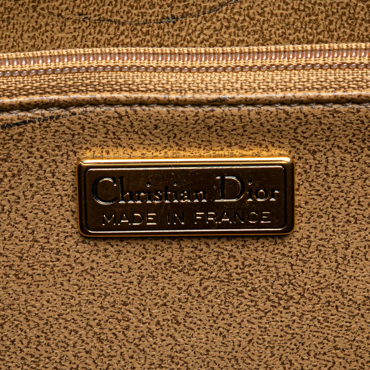 Dior Honeycomb Coated Canvas Crossbody Bruin