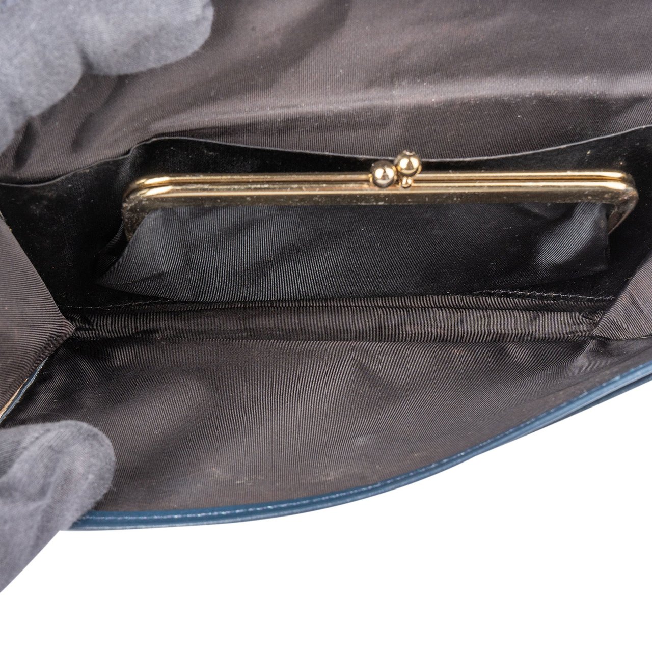 Dior Christian Dior Trotter Monogram Clutch Blauw