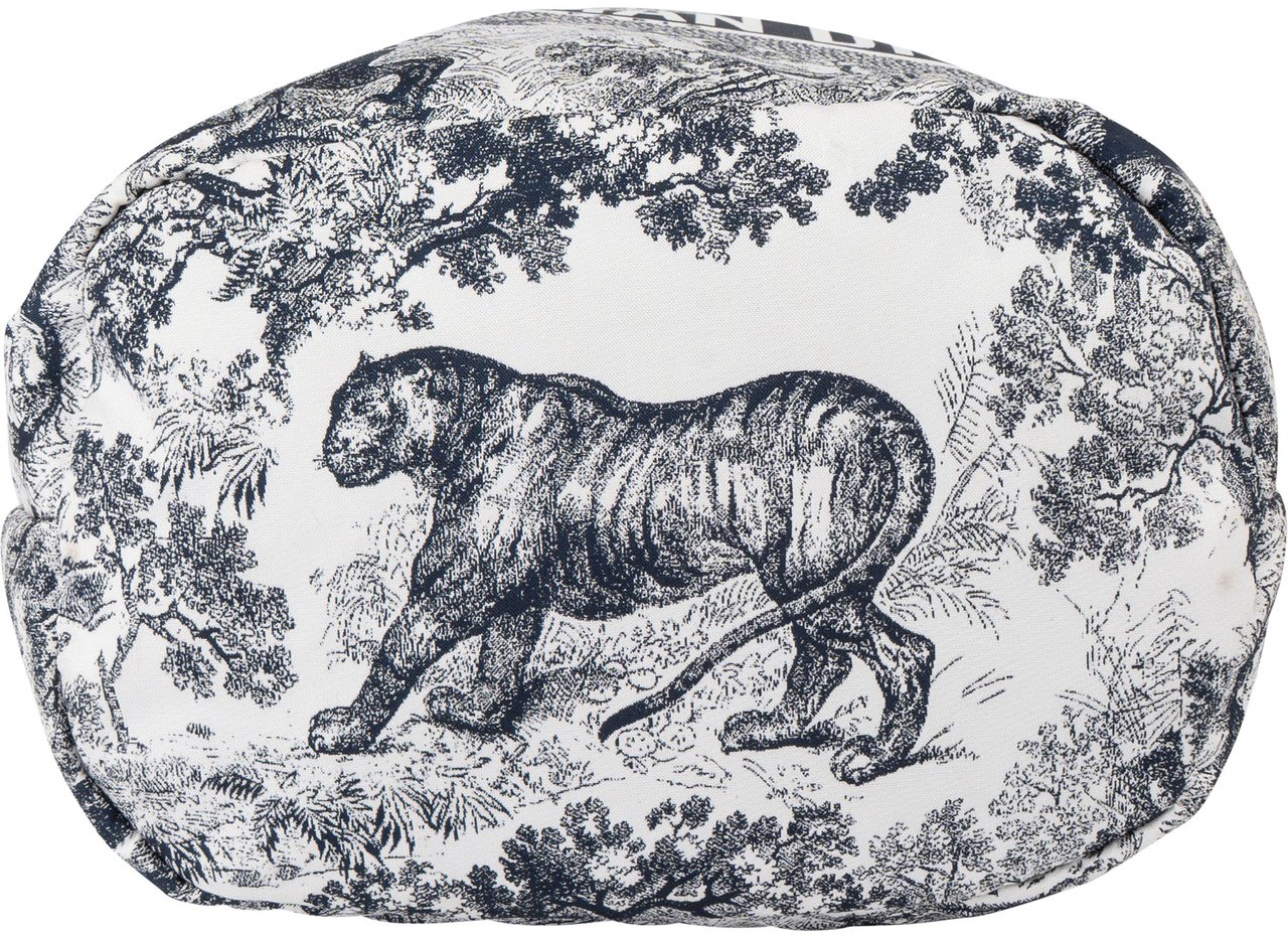 Dior Christian Dior Toile De Jouy Pouch Bag Wit