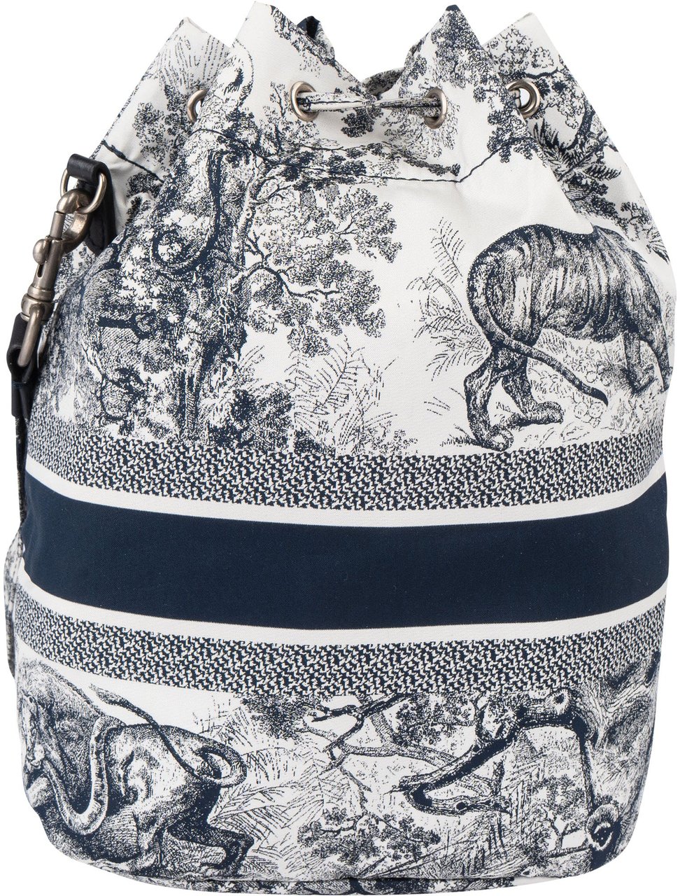 Dior Christian Dior Toile De Jouy Pouch Bag Wit