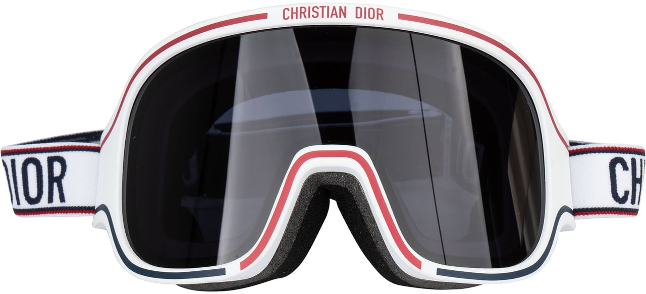 Dior Christian Dior White DiorAlps Ski Goggles Wit