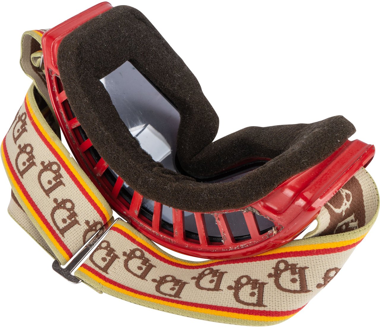 Dior Christian Dior Vintage Raffia DiorAlps Goggles Rood