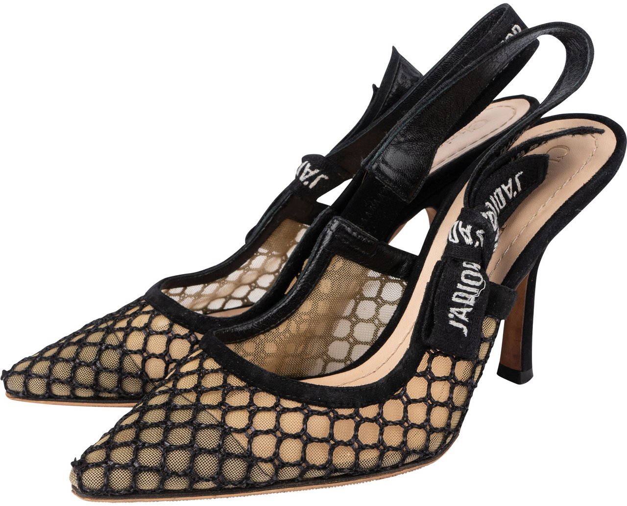 Dior Christian Dior J´ADior Slingback Heels (34,5) Zwart