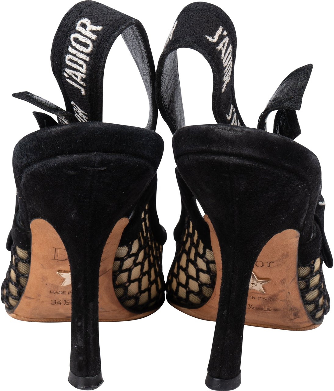 Dior Christian Dior J´ADior Slingback Heels (34,5) Zwart