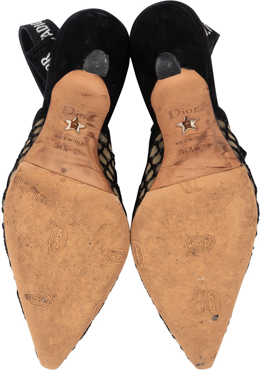 Dior Christian Dior J´ADior Slingback Heels (34,5) Zwart