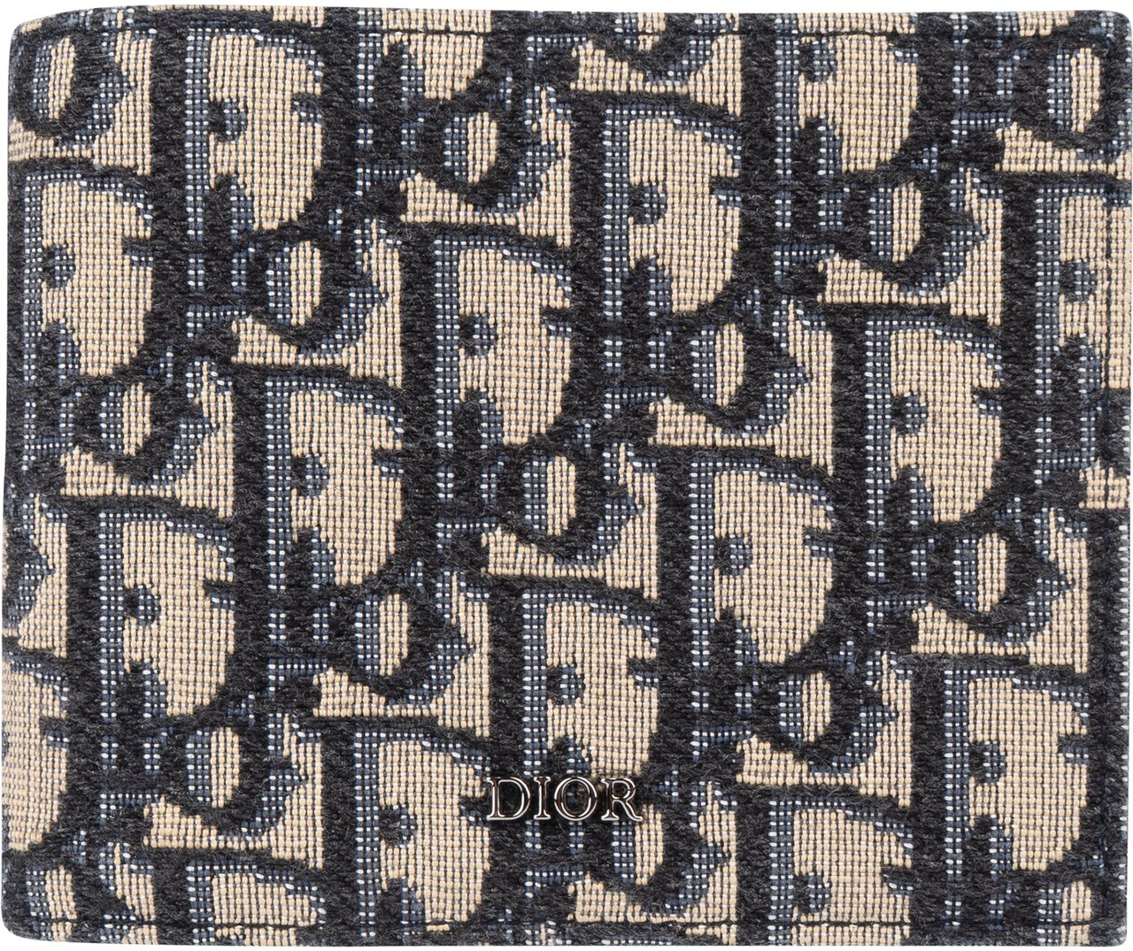 Dior Christian Dior Trotter Monogram Wallet Zwart