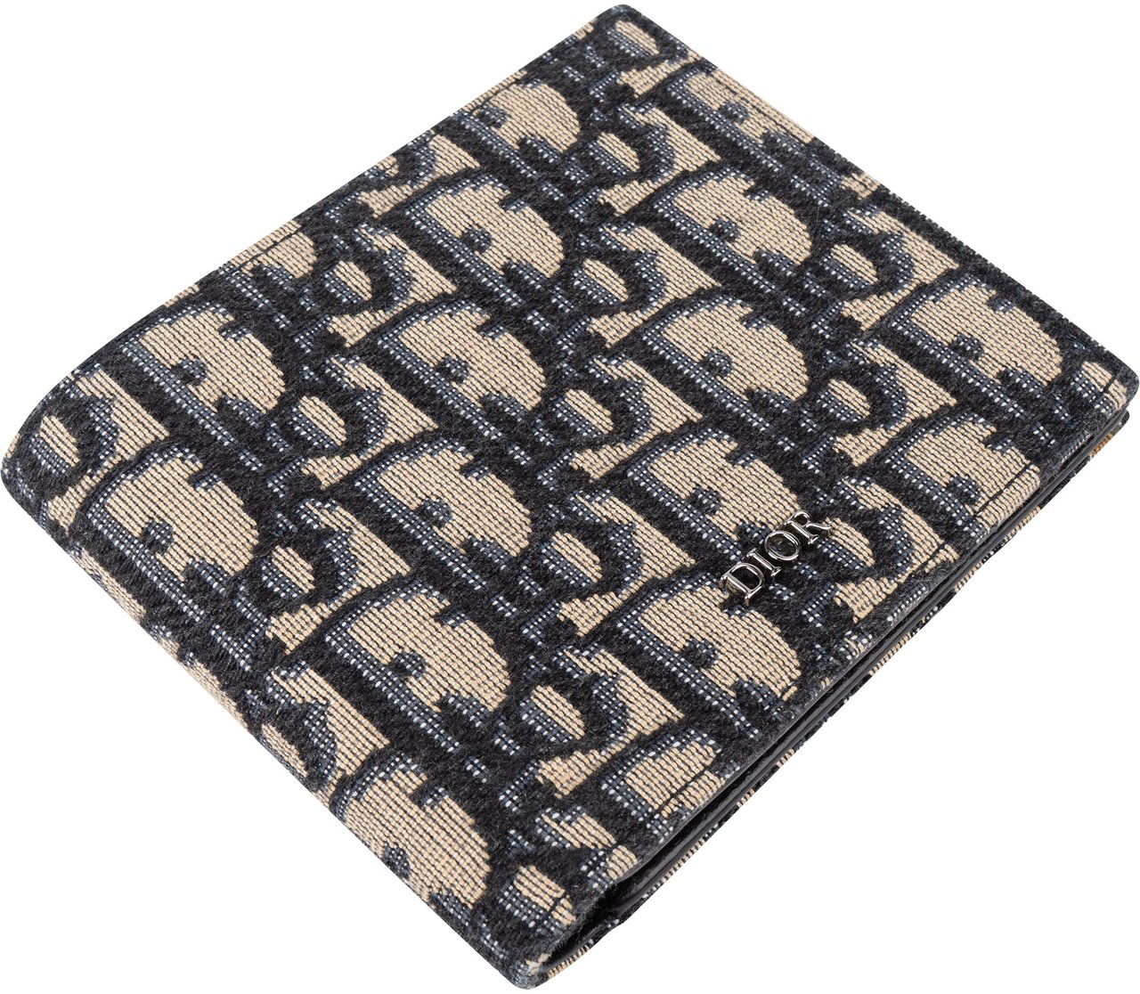 Dior Christian Dior Trotter Monogram Wallet Zwart