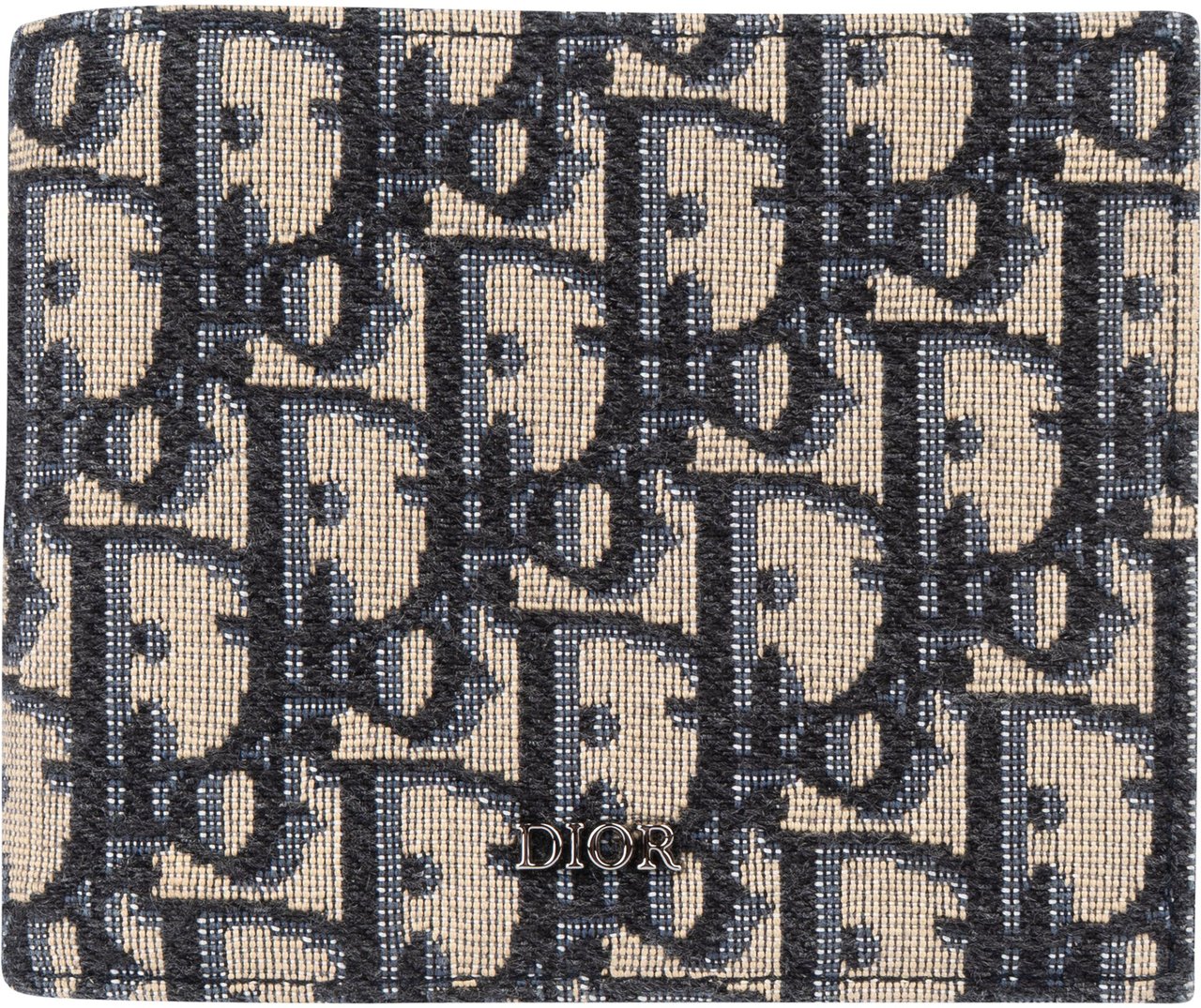 Dior Christian Dior Trotter Monogram Wallet Zwart