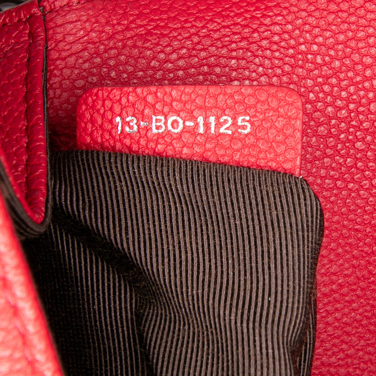 Dior Small Grained Calfskin Diorama Flap Rood