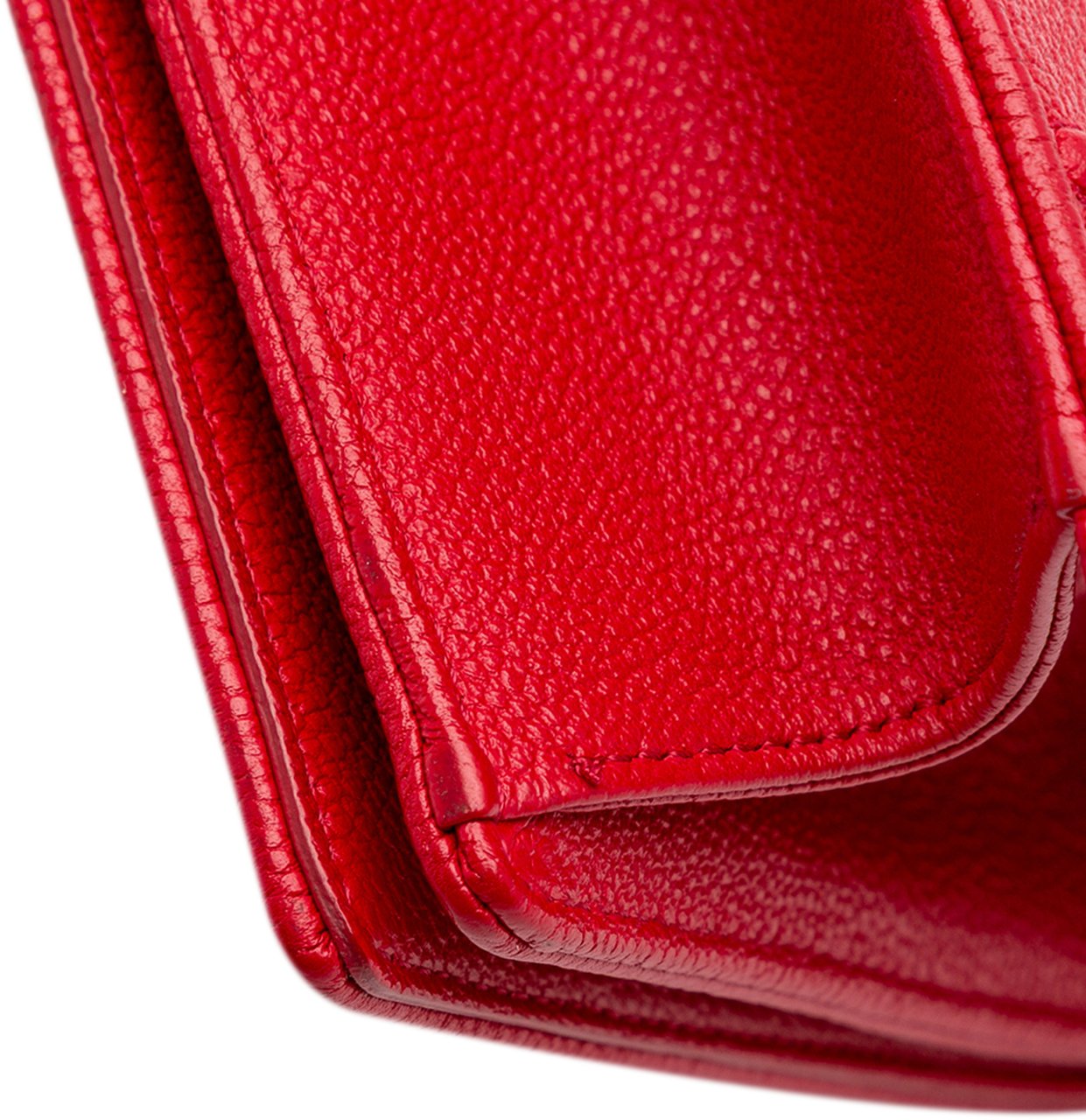 Dior Small Grained Calfskin Diorama Flap Rood
