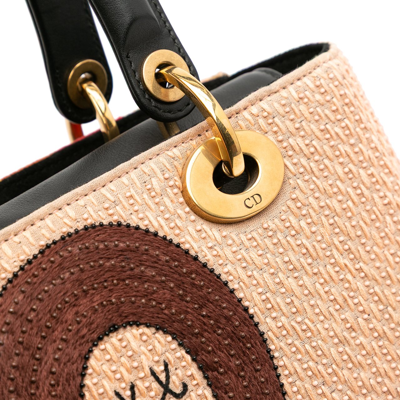 Dior Medium Calfskin Beaded and Embroidered Tarot Judgment Lady Dior Divers