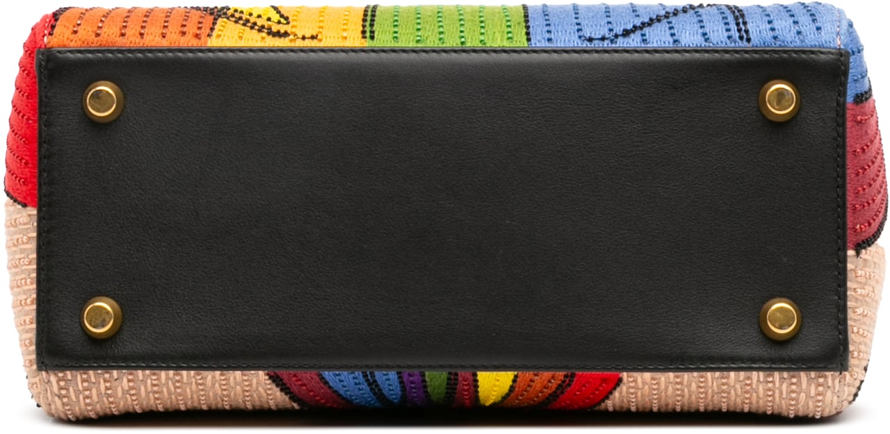 Dior Medium Calfskin Beaded and Embroidered Tarot Judgment Lady Dior Divers