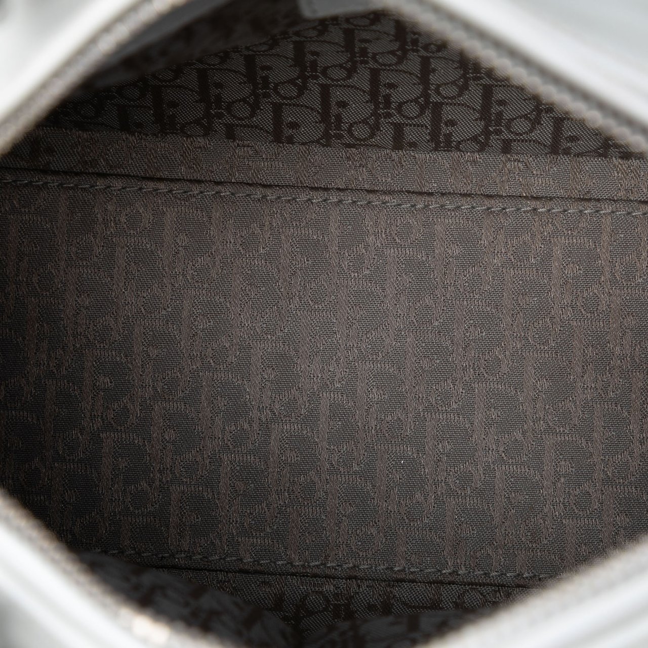 Dior Medium Lambskin Cannage Lady Dior Wit