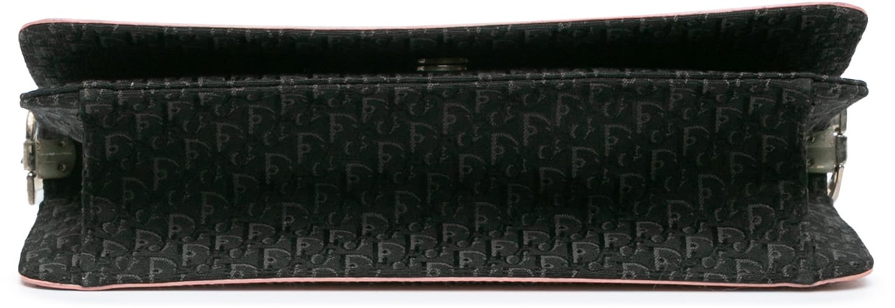 Dior Leather D'Trick Brogue Spectator Bag Zwart