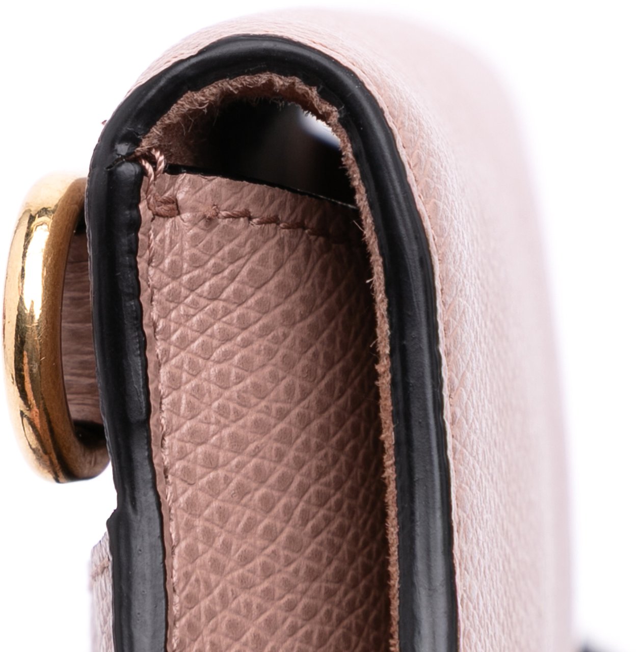 Dior Grained Calfskin Saddle Belt Bag Roze