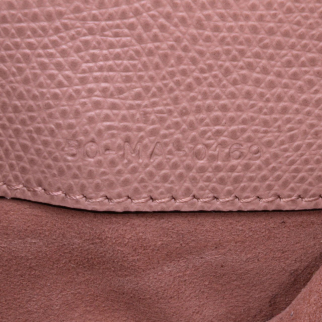 Dior Grained Calfskin Saddle Belt Bag Roze