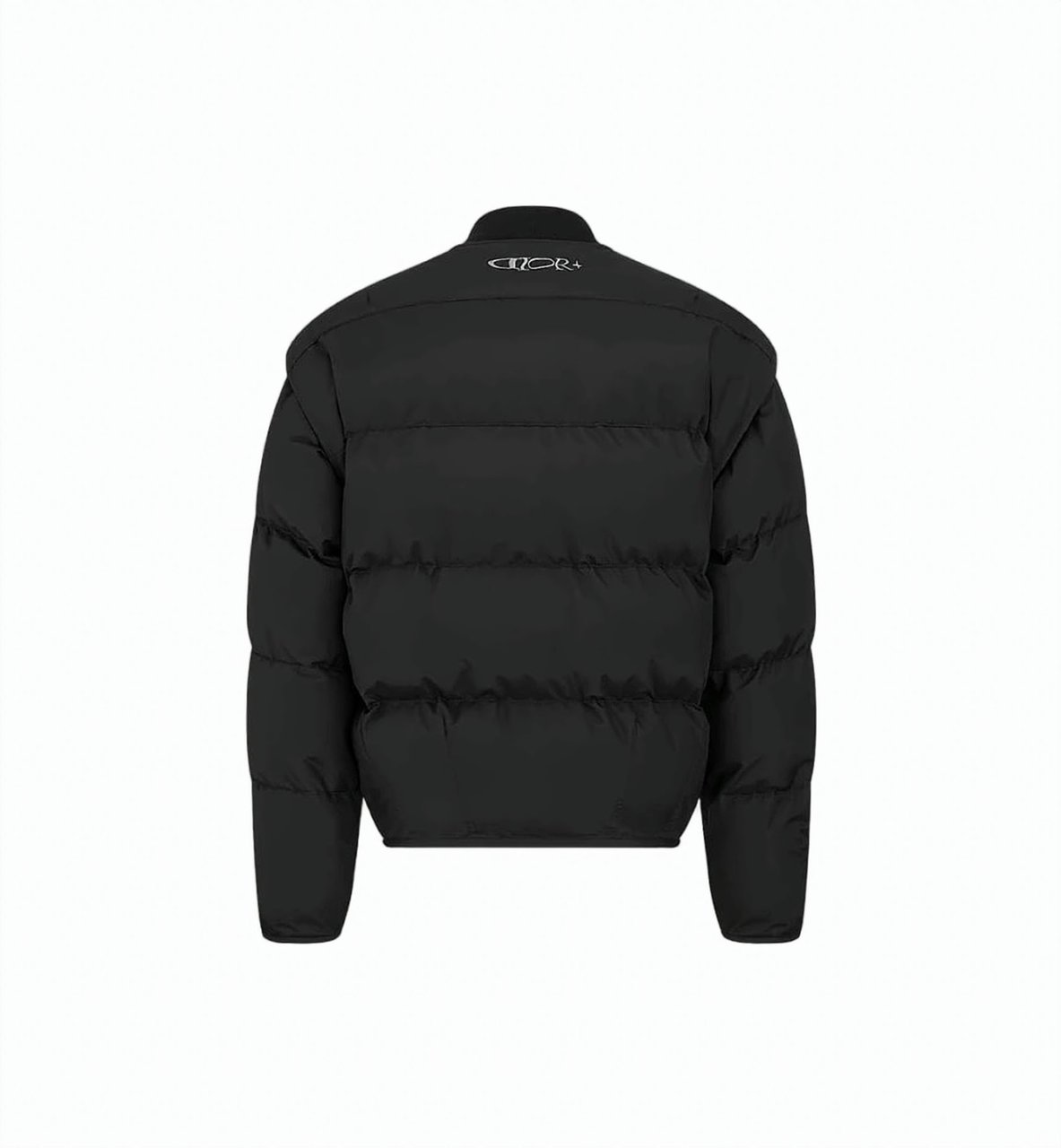 Dior Quilted Black Puffer Detachable Vest Jacket Zwart