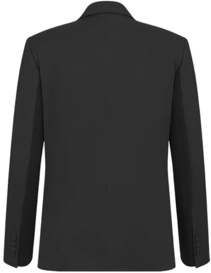 Dior Tailored Single-Button Woven Blazer Zwart