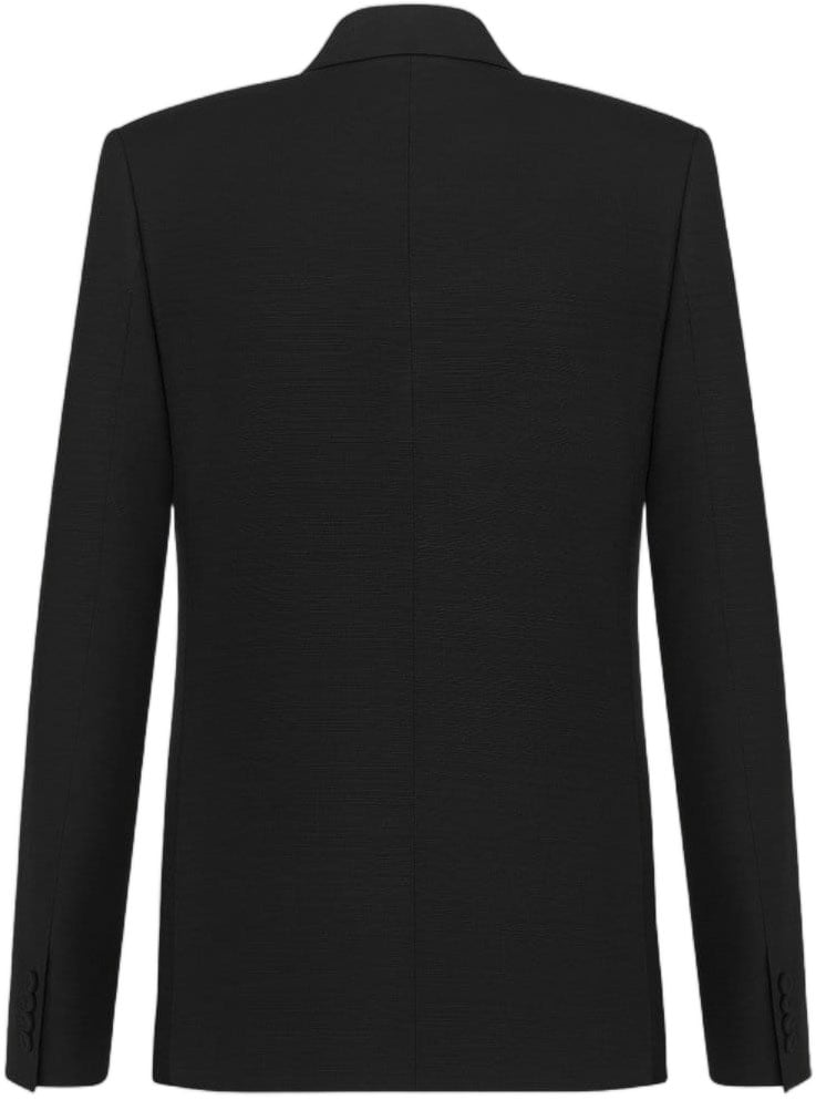 Dior Tailored Black Notch Lapel Blazer Zwart