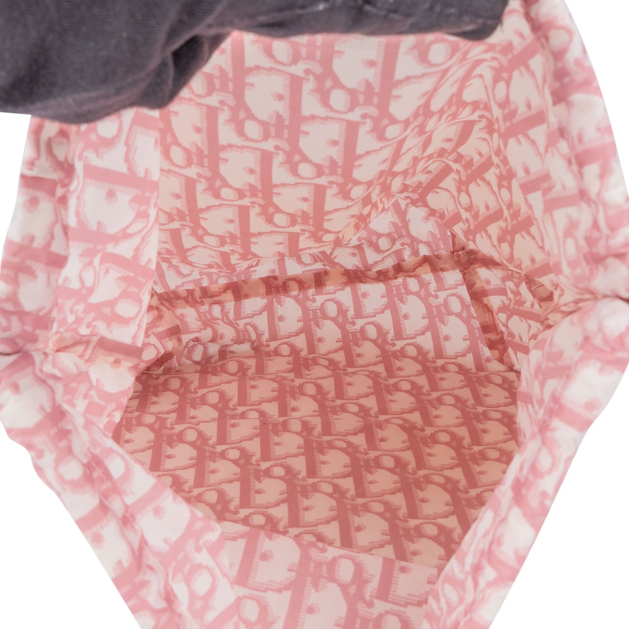 Dior Christian Dior Trotter Monogram Cotton Bag Rood