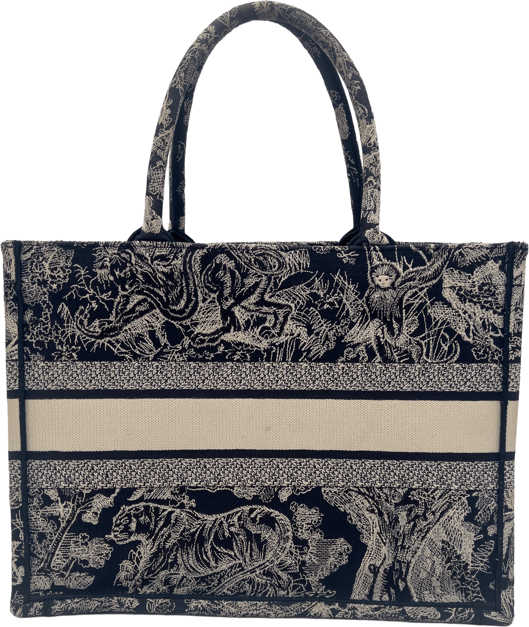 Dior Dior Tote Book - Navy Jungle Blauw