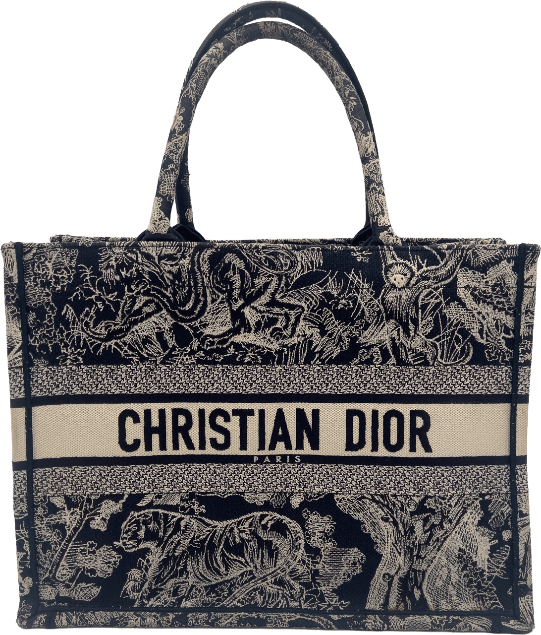 Dior Dior Tote Book - Navy Jungle Blauw