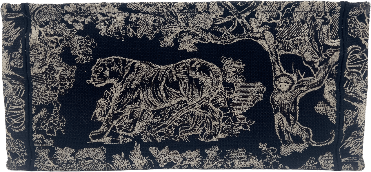 Dior Dior Tote Book - Navy Jungle Blauw