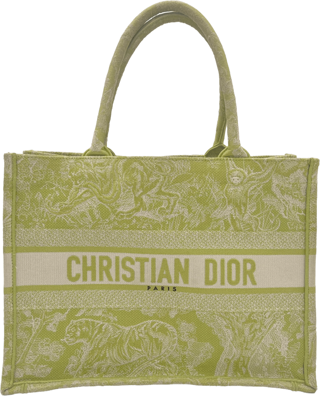Dior Dior Tote Book - Lemon Jungle Groen