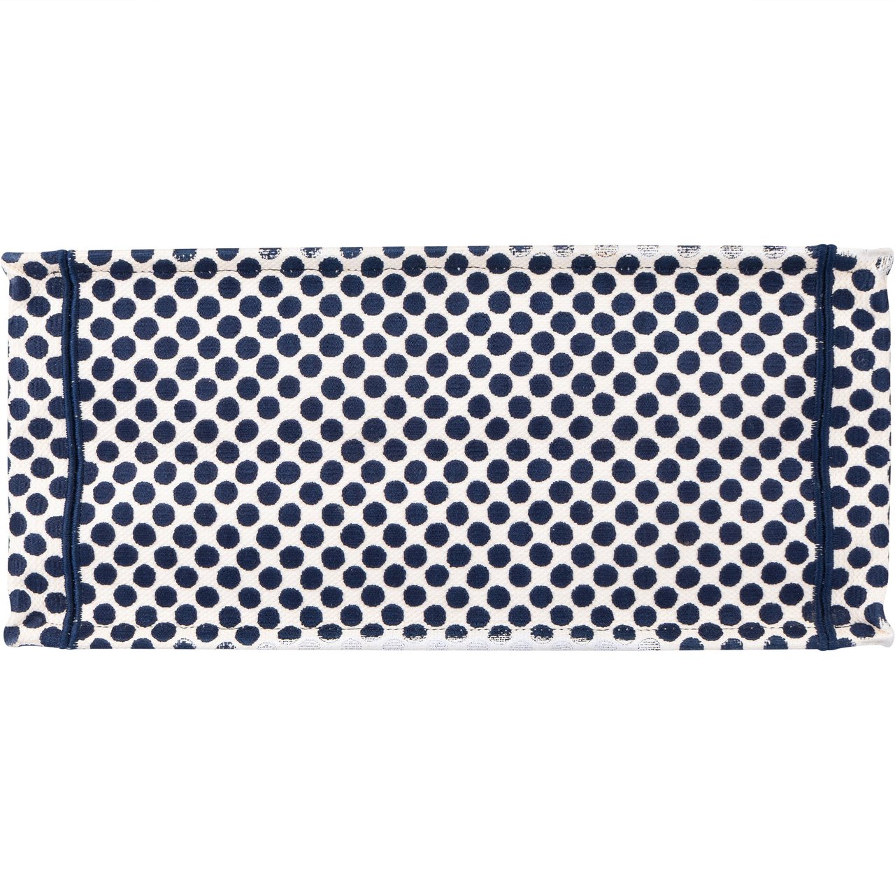 Dior Christian Dior Dots Monogram Cotton Medium Tote Bag Blauw