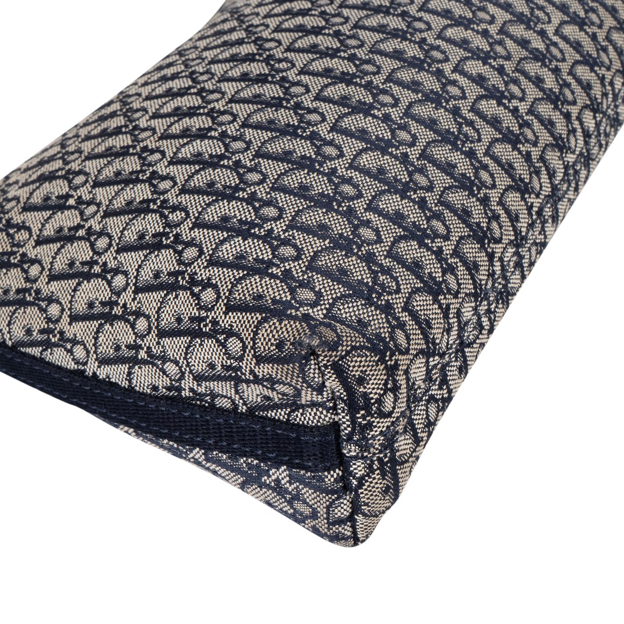 Dior Christian Dior Mini Trotter Monogram Shoulder Bag Blauw