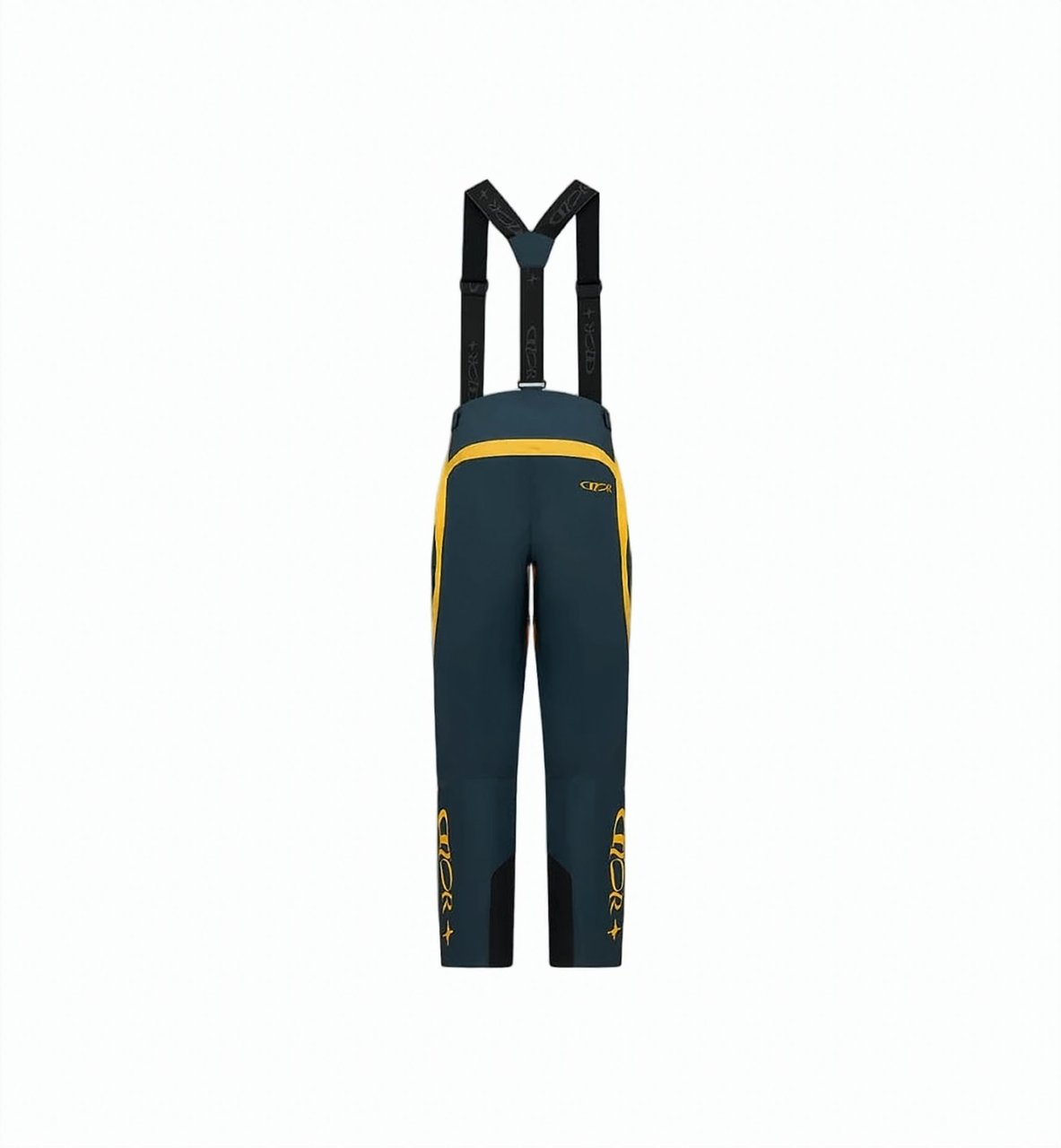 Dior Two-Tone Woven Suspender Ski Pants Zwart