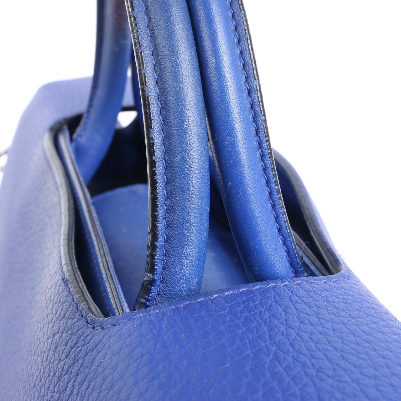 Dior Dior Diorever Medium Leather 2Way Handbag in Blue Blauw