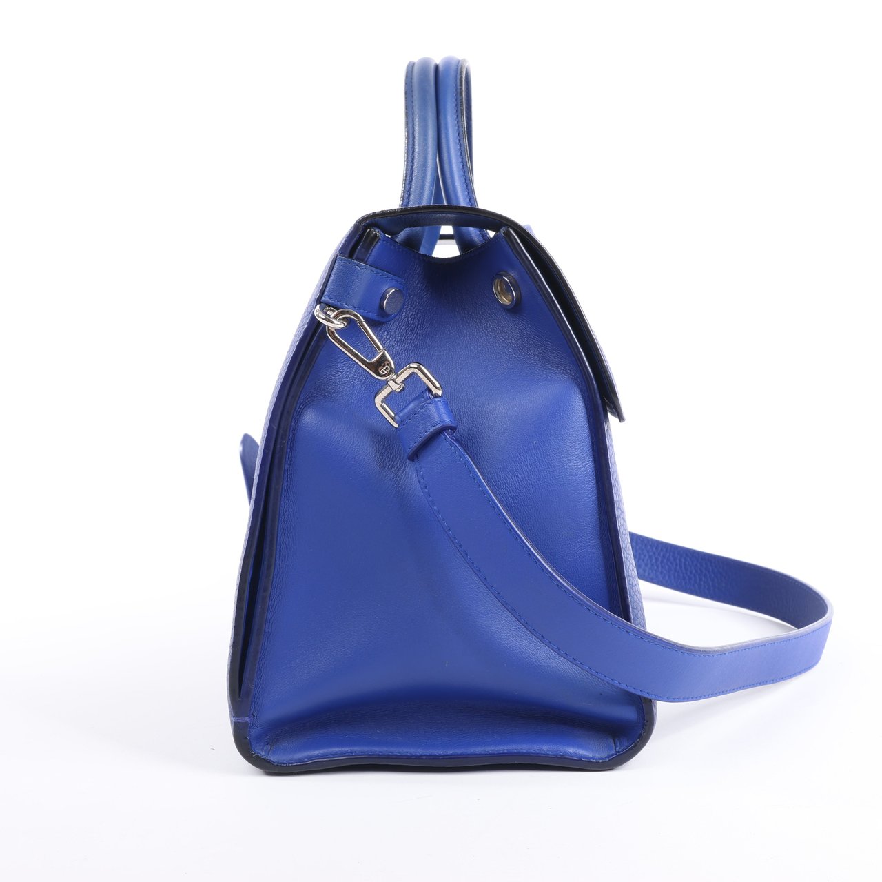 Dior Dior Diorever Medium Leather 2Way Handbag in Blue Blauw