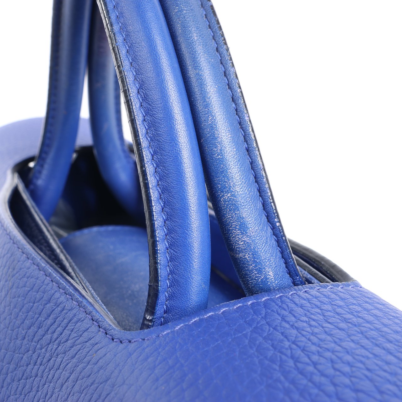 Dior Dior Diorever Medium Leather 2Way Handbag in Blue Blauw