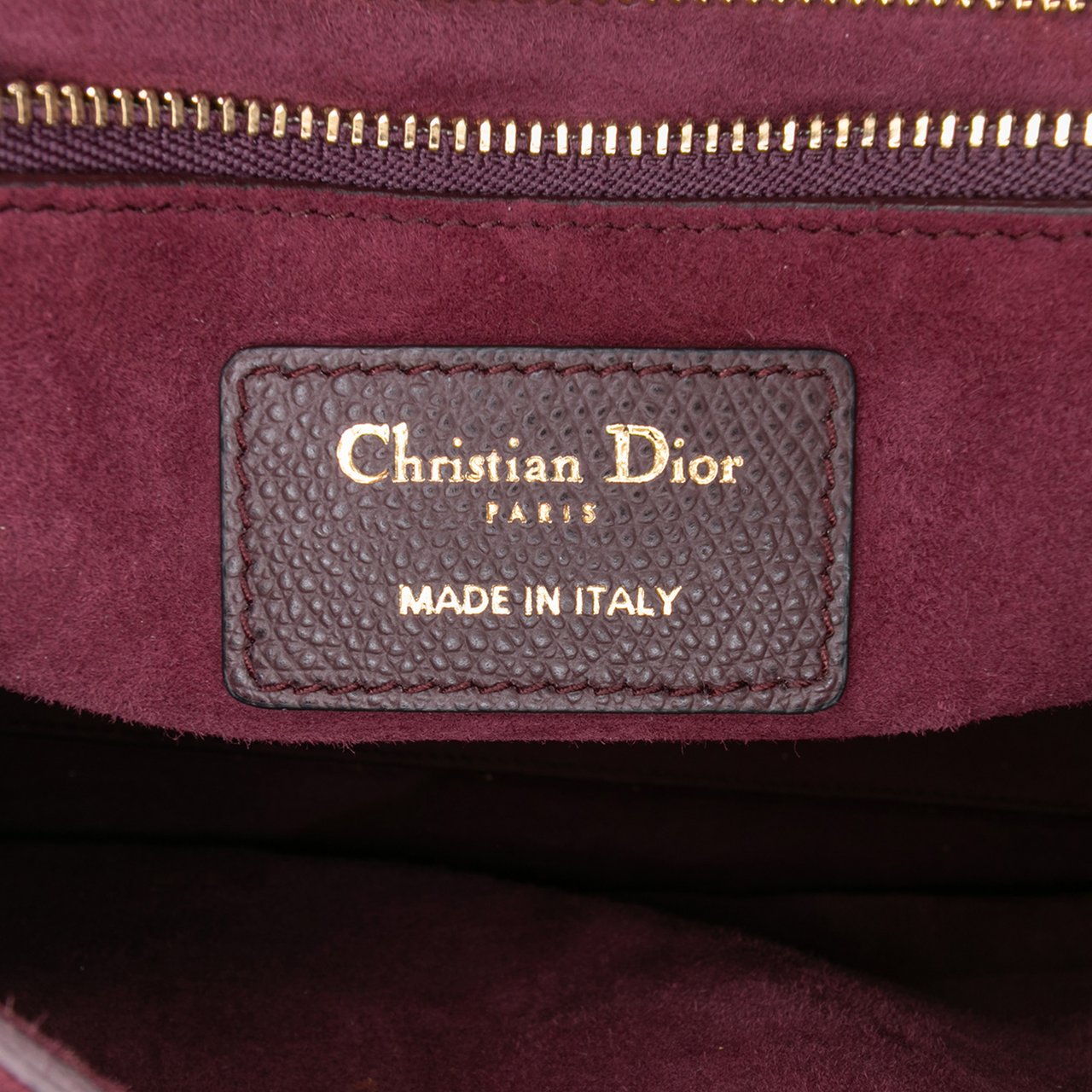 Dior Large Grained Calfskin Lady D Sire Rood