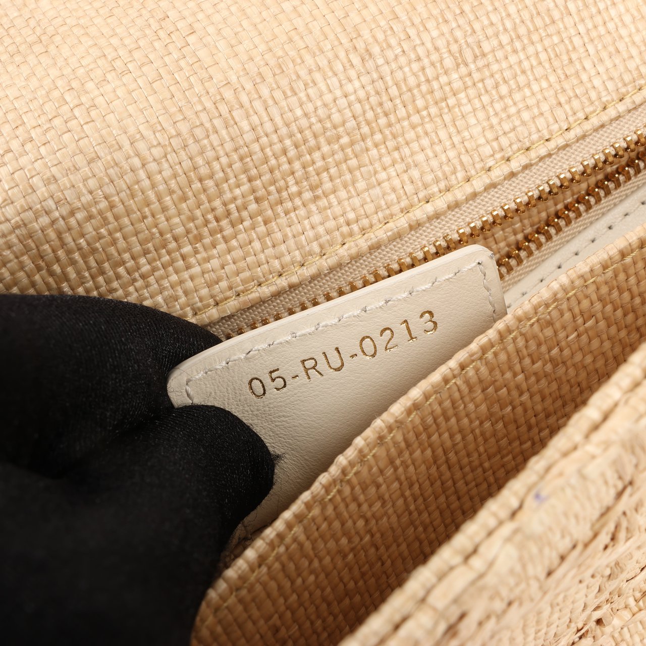 Dior Dior Caro Raffia x Leather Medium Shoulder Bag in Beige Beige