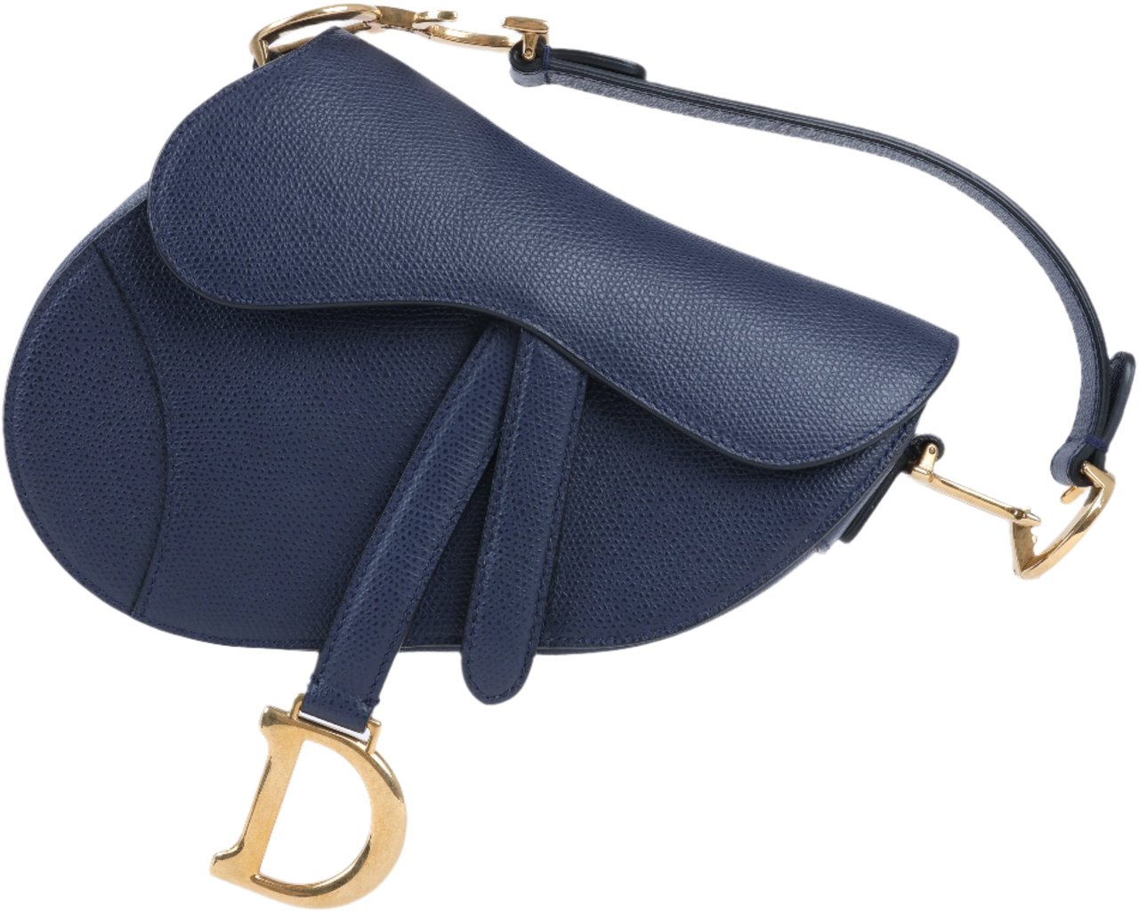 Dior Dior Saddle Mini Bag Leather Handbag in Navy Blue (Marketplaces) Navy